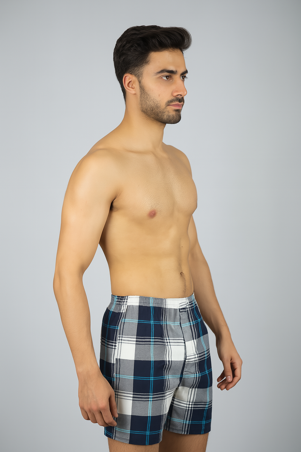 Men’s Boxers with Timeless Check Patterns